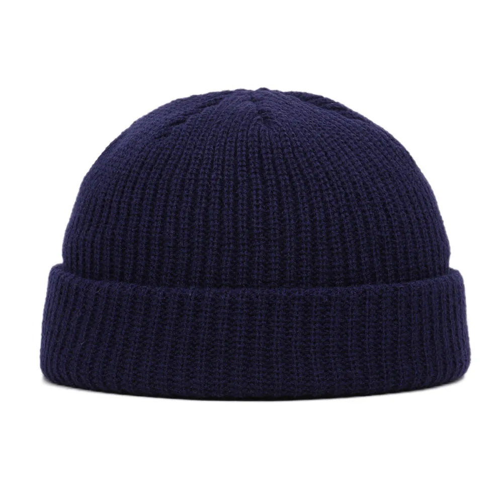 Bonnet d’Hiver Côtelé - Bleu marine / Unique