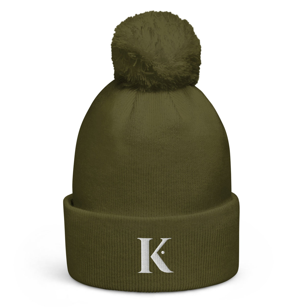 Bonnet Homme à Pompon K - Vert / Unique
