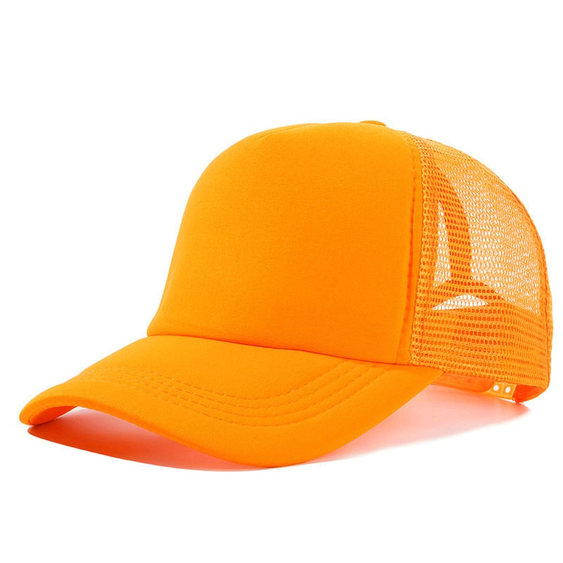 Casquette Homme Été - Orange / Unique
