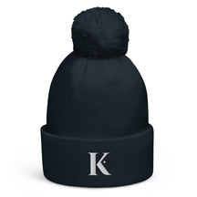 Bonnet à Pompon Femme K - Bleu marine / Unique