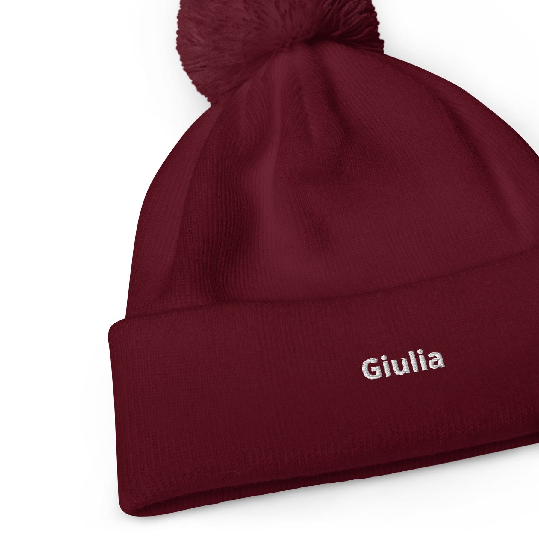 Bonnet à Pompon Personnalisé