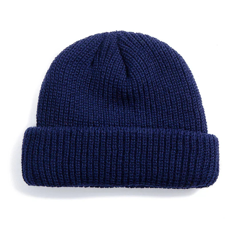 Bonnet Beige Homme - Bleu-Marine / Unique