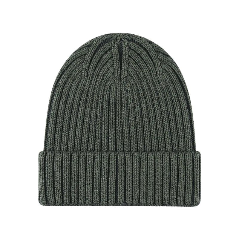 Bonnet Blanc Femme - Vert foncé / Unique