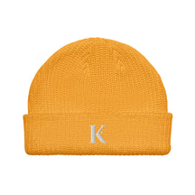 Bonnet Brodé Homme K - Orange / Unique
