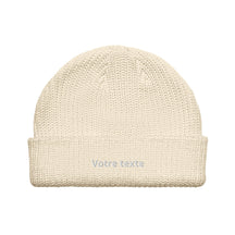 Bonnet Brodé Personnalisé - Beige / Unique