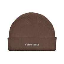Bonnet Brodé Personnalisé - Marron / Unique