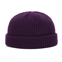 Bonnet Côtelé Femme - Violet / Unique