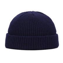 Bonnet Côtelé Homme - Bleu marine / Unique