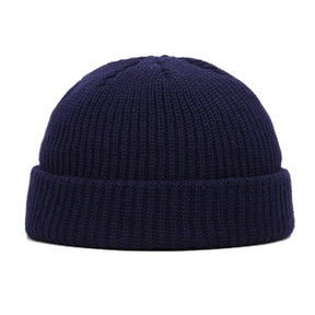 Bonnet Côtelé Homme - Bleu marine / Unique