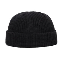 Bonnet côtelé - Noir / Unique