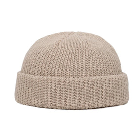 Bonnet d’Hiver Côtelé - Beige / Unique
