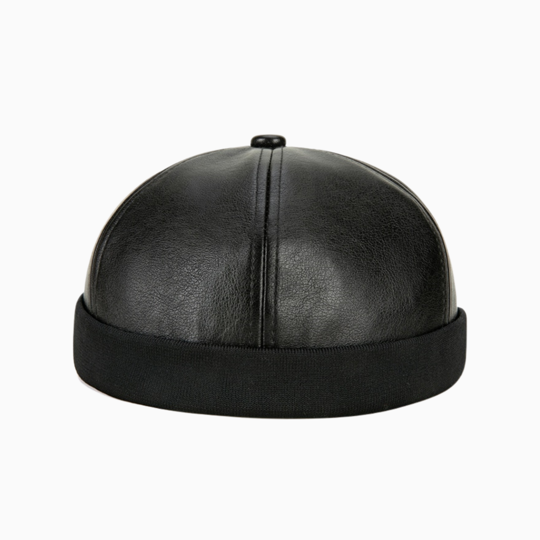 Bonnet Docker Femme en Cuir