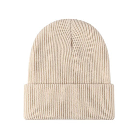 Bonnet Femme Chic Côtelé - Beige / Unique