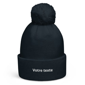 Bonnet Femme Personnalisé - Bleu marine / Unique