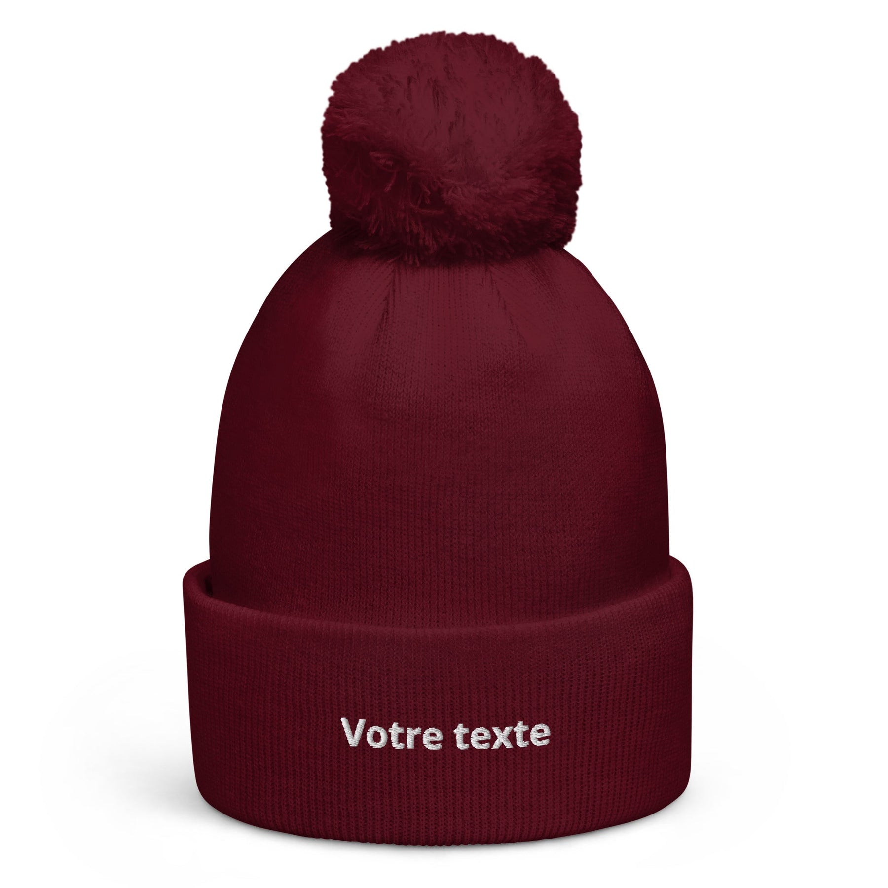 Bonnet Femme Personnalisé - Bordeaux / Unique
