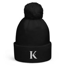 Bonnet Homme à Pompon K - Noir / Unique