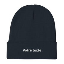 Bonnet Personnalisable - Bleu Marine / Unique