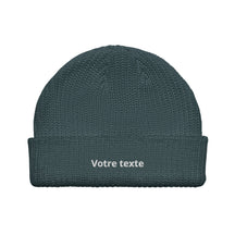 Bonnet Personnalisé Brodé - Bleu marine / Unique