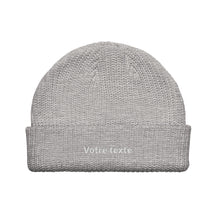 Bonnet Personnalisé Brodé - Gris / Unique