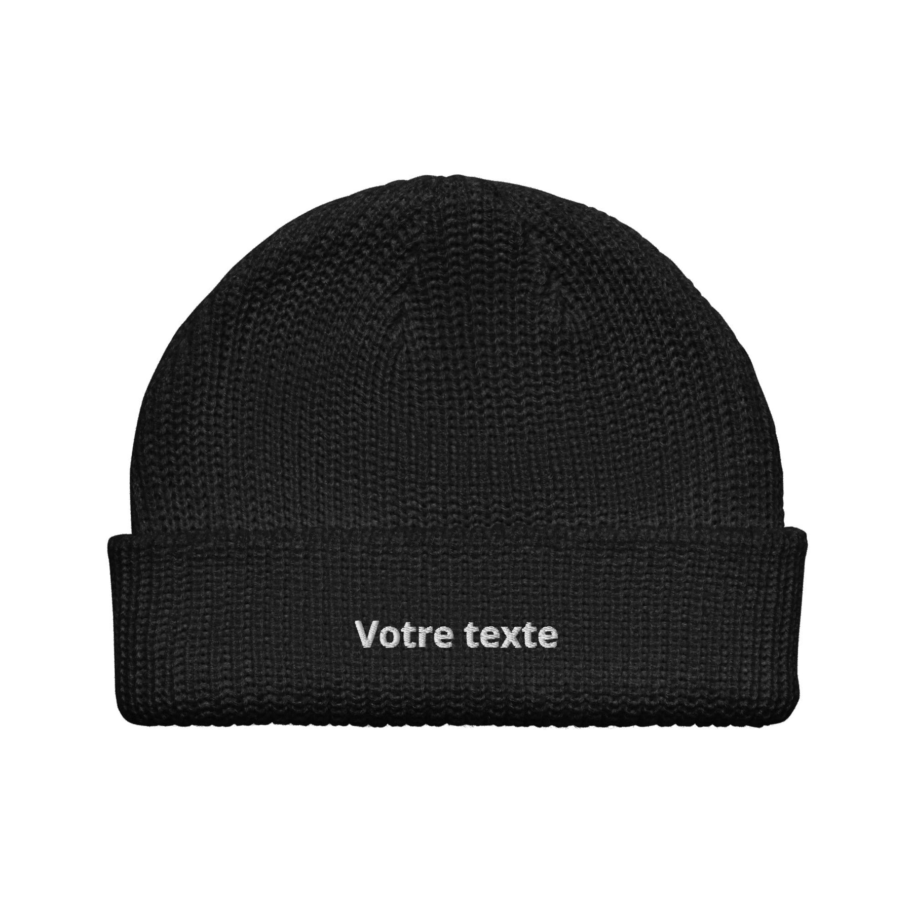 Bonnet Personnalisé Brodé - Noir / Unique