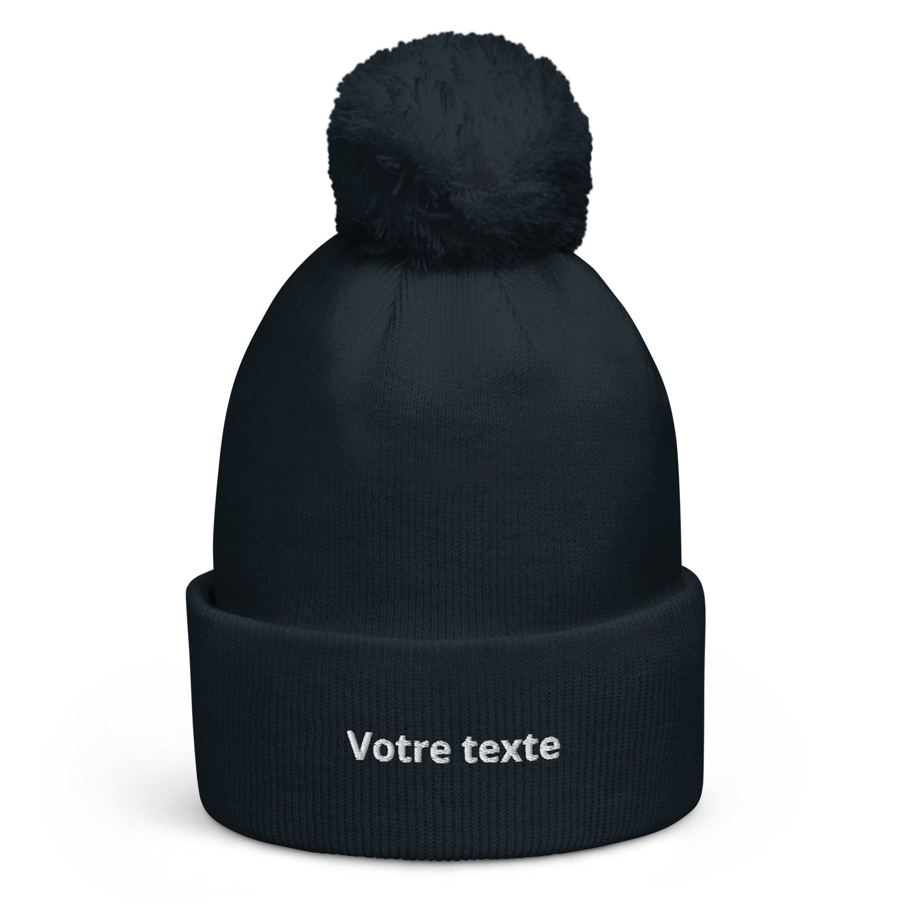 Bonnet Personnalisé Femme - Bleu marine / Unique
