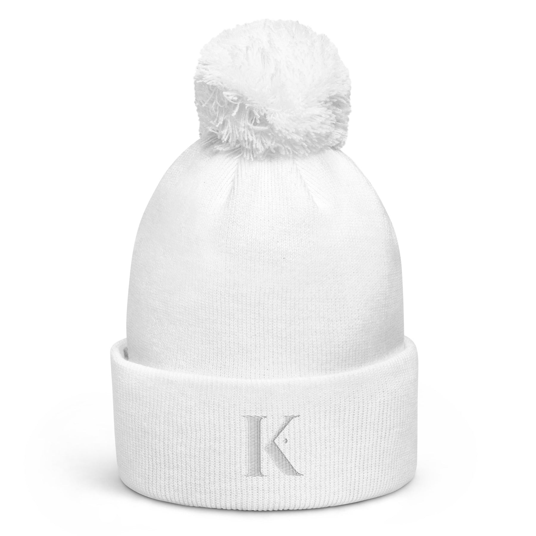 Bonnet Pompon Homme K - Blanc / Unique