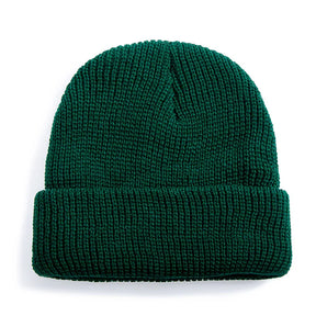 Bonnet tricoté Low - Vert / Unique