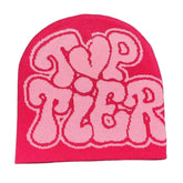 Bonnet Y2k Femme - Rose foncé / Unique