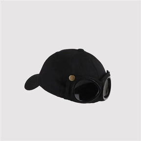 Casquette à lunette Vintage - Noir / Unique