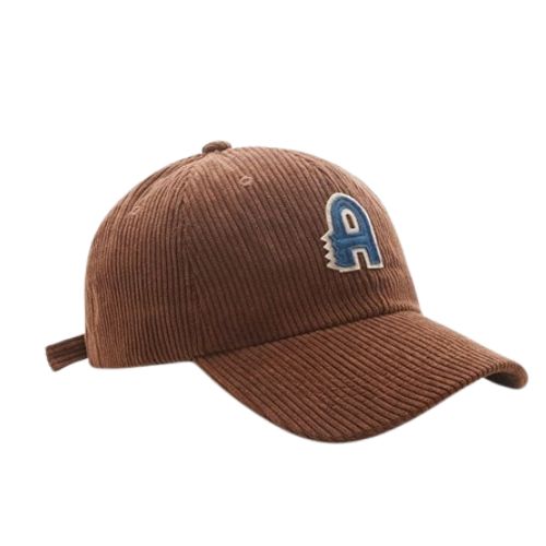 Casquette A Velours Côtelé