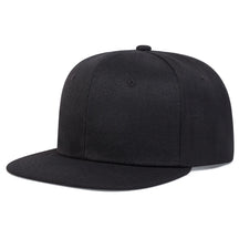 Casquette à Visière Plate - Noir / Unique