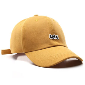 Casquette Able Brodée - Jaune / Unique