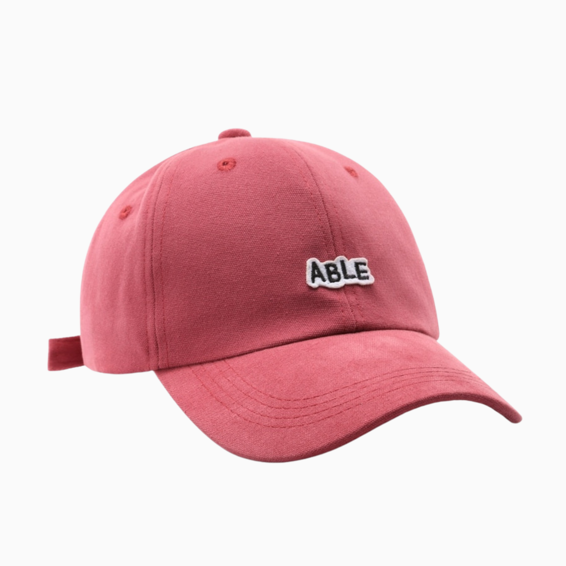 Casquette Able Brodée - Rose / Unique