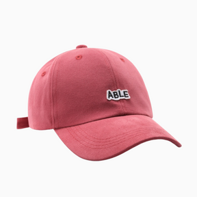 Casquette Able Brodée - Rose / Unique
