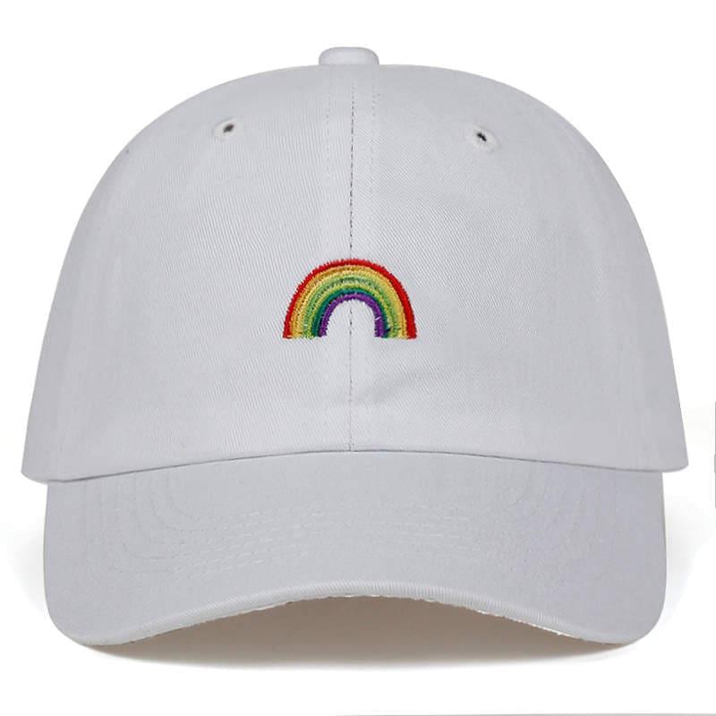 Casquette Arc en Ciel - Blanc / Unique