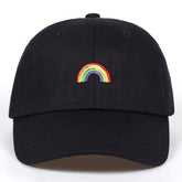 Casquette Arc en Ciel - Noir / Unique