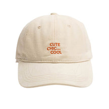 Casquette Baseball Brodée - Beige / Unique