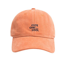 Casquette Baseball Cute Chic Cool - Orange / Unique