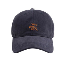 Casquette Baseball Femme Brodée - Bleu-Marine / Unique