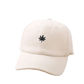 Casquette Baseball Feuille Brodée