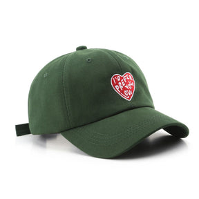 Casquette Baseball Love - Vert / Unique