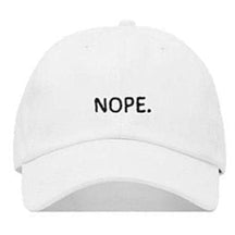 Casquette Baseball Nope - Blanc / Unique