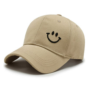 Casquette Baseball Sourire - Beige / Unique