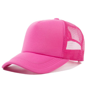 Casquette Basique Trucker - Rose-foncé / Unique