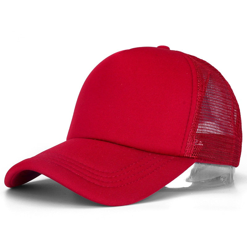 Casquette Basique Trucker - Rouge / Unique