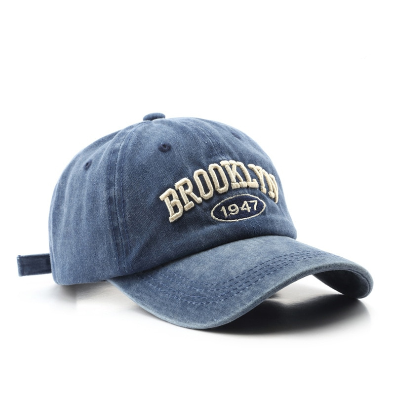 Casquette Brodée Brooklyn - Bleu / Unique