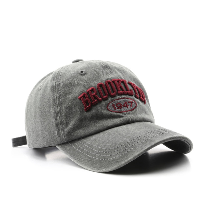 Casquette Brodée Brooklyn - Gris / Unique