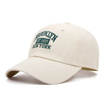 Casquette Brodée Brooklyn Vintage - Beige / Unique
