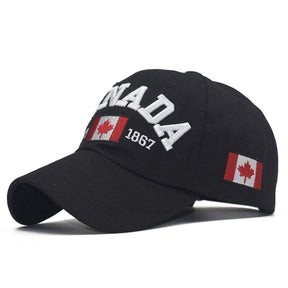 Casquette Brodée Canada - Noir / Unique