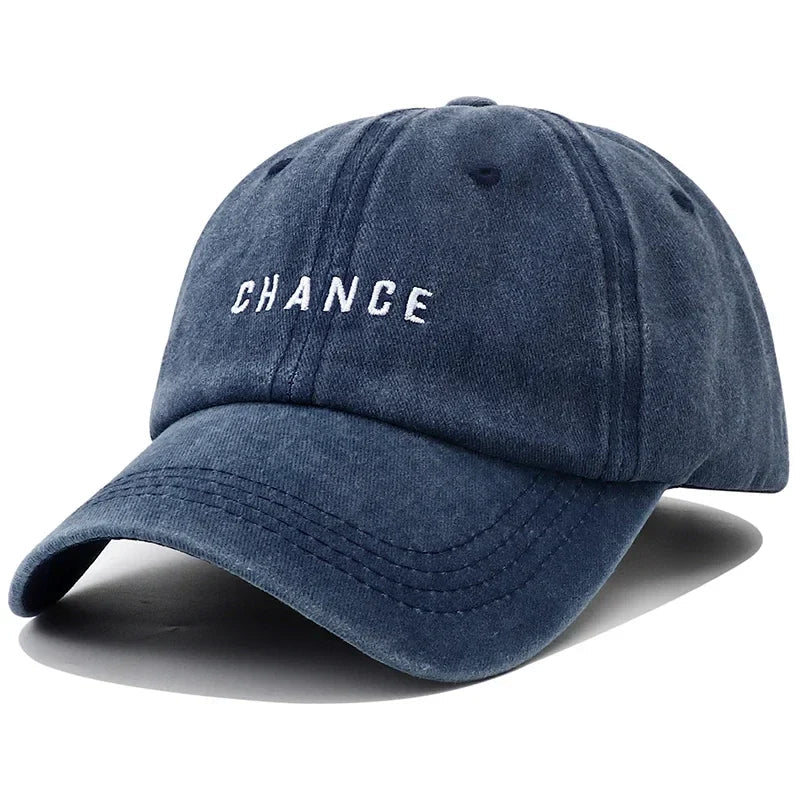 Casquette Brodée Chance - Bleu / Unique